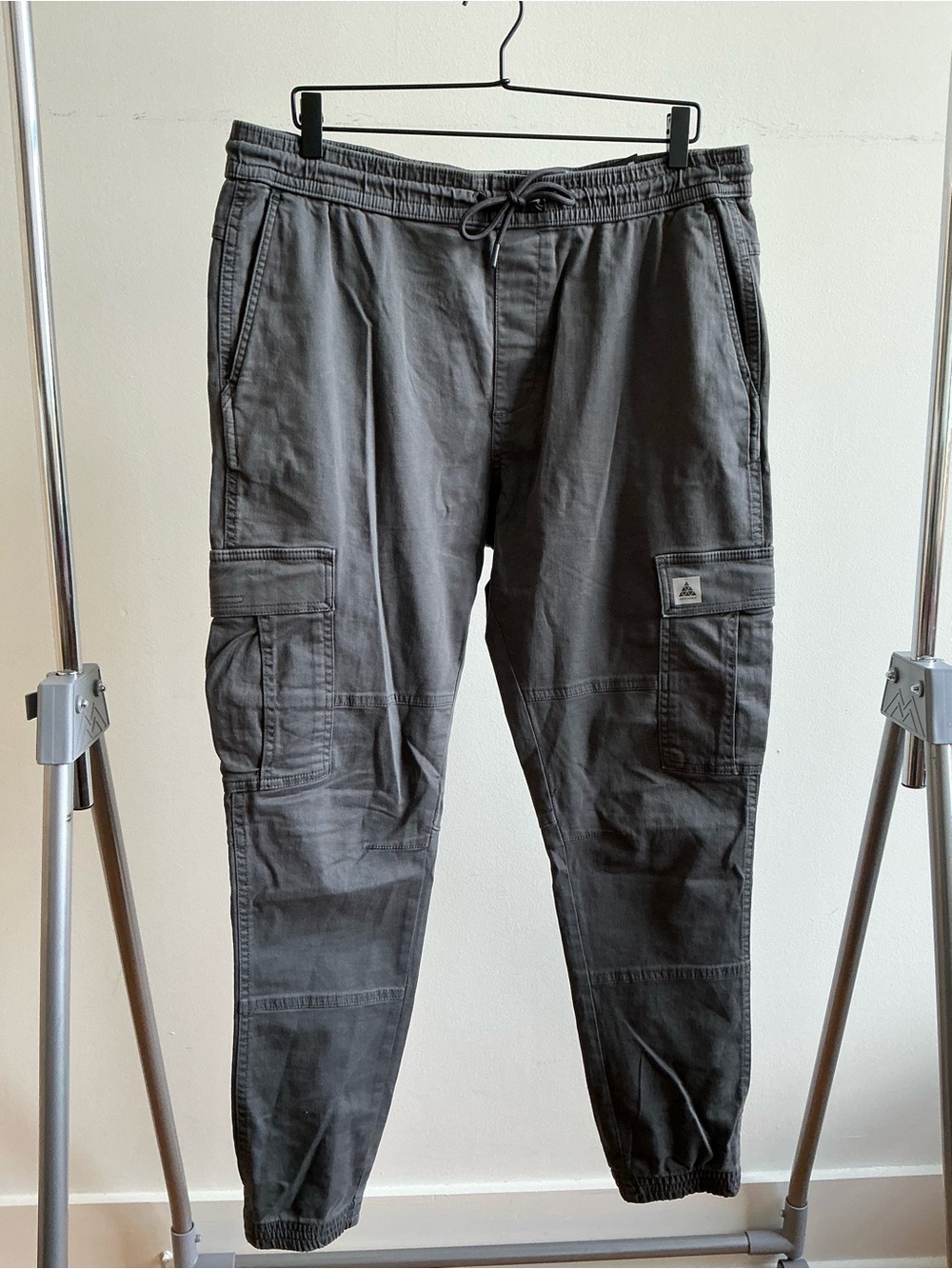 Zara drawstring waist cargo joggers